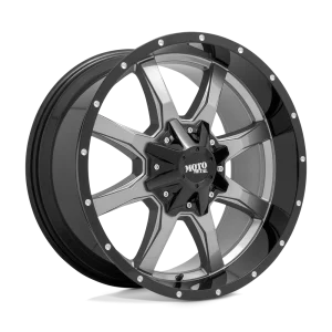 Moto Metal – MO970 – Grey – 18″x10″ -24mm – All weather Wheels – MO97081087424N